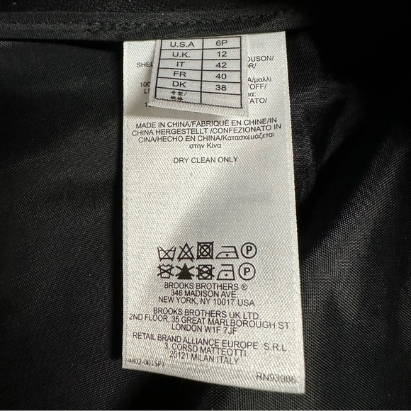 Brooks Brother’s Straight Leg Trouser - Picture 4 of 4